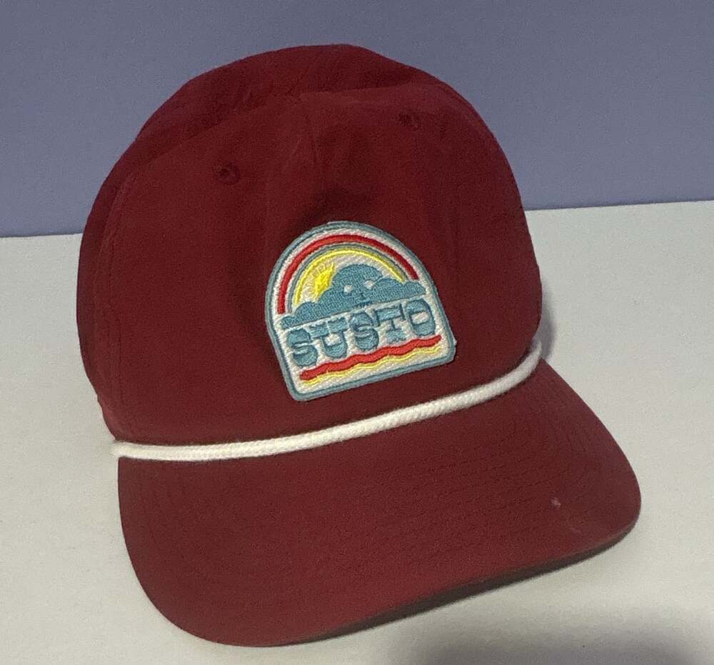 Richardson SUSTO Patch Maroon Corduroy Rope Snapback Hat